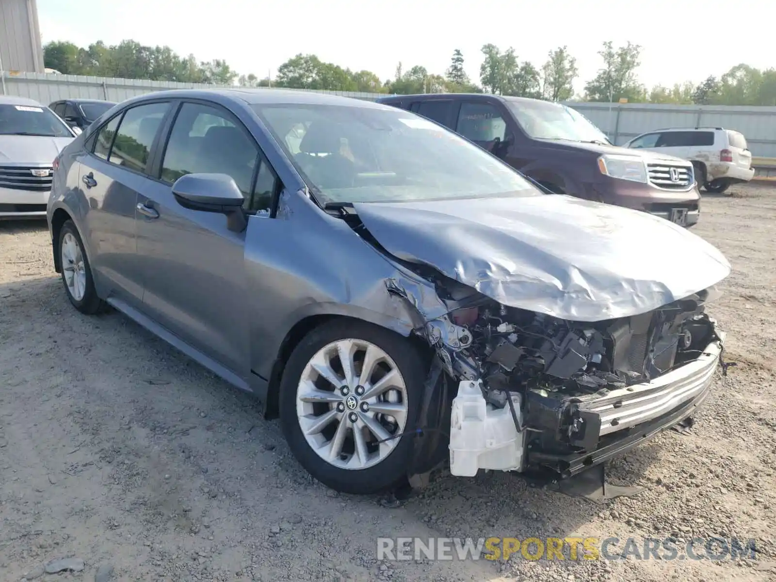 1 Photograph of a damaged car JTDHPRAEXLJ029677 TOYOTA COROLLA 2020