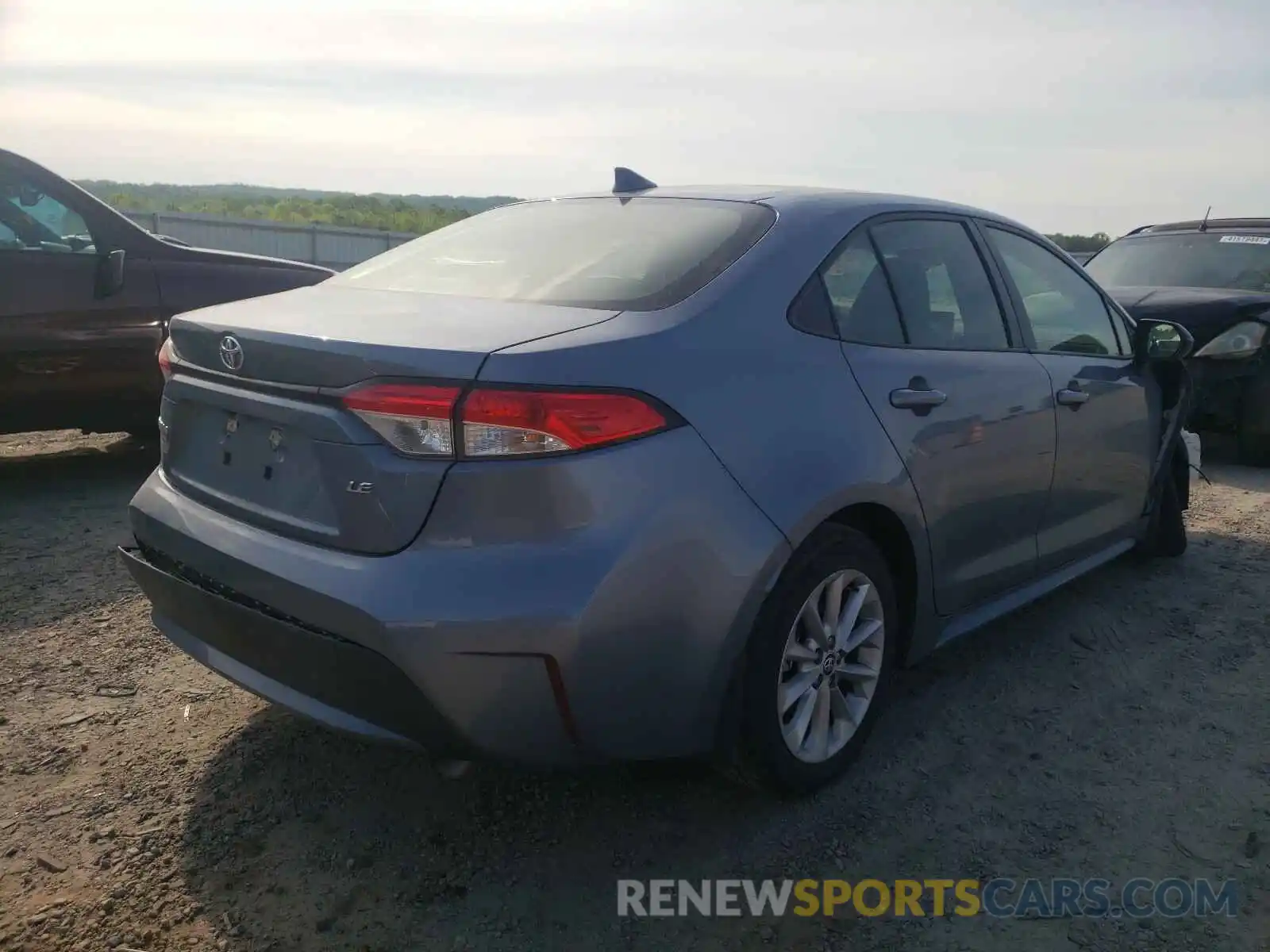 4 Photograph of a damaged car JTDHPRAEXLJ029677 TOYOTA COROLLA 2020