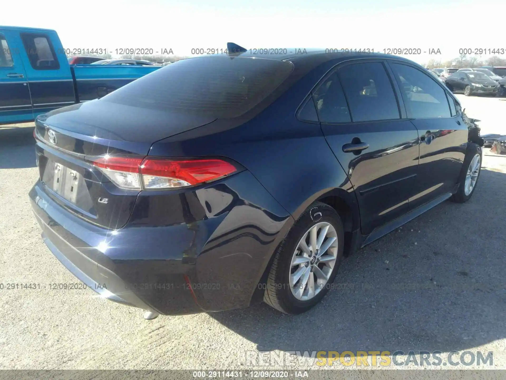 4 Photograph of a damaged car JTDHPRAEXLJ030179 TOYOTA COROLLA 2020