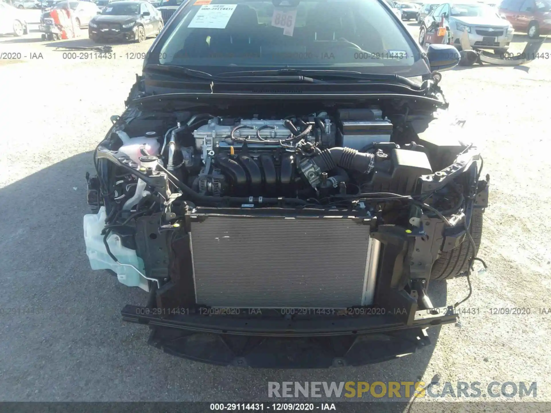 6 Photograph of a damaged car JTDHPRAEXLJ030179 TOYOTA COROLLA 2020