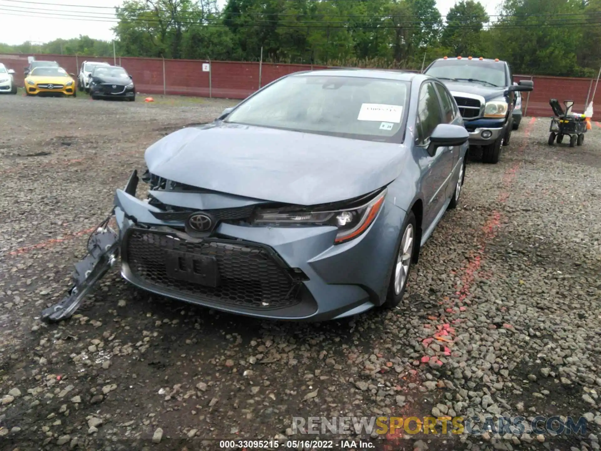 2 Photograph of a damaged car JTDHPRAEXLJ033549 TOYOTA COROLLA 2020