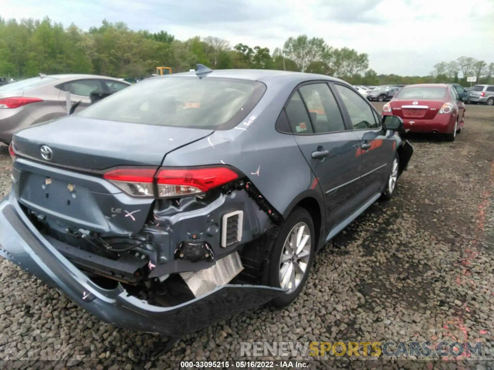 4 Photograph of a damaged car JTDHPRAEXLJ033549 TOYOTA COROLLA 2020