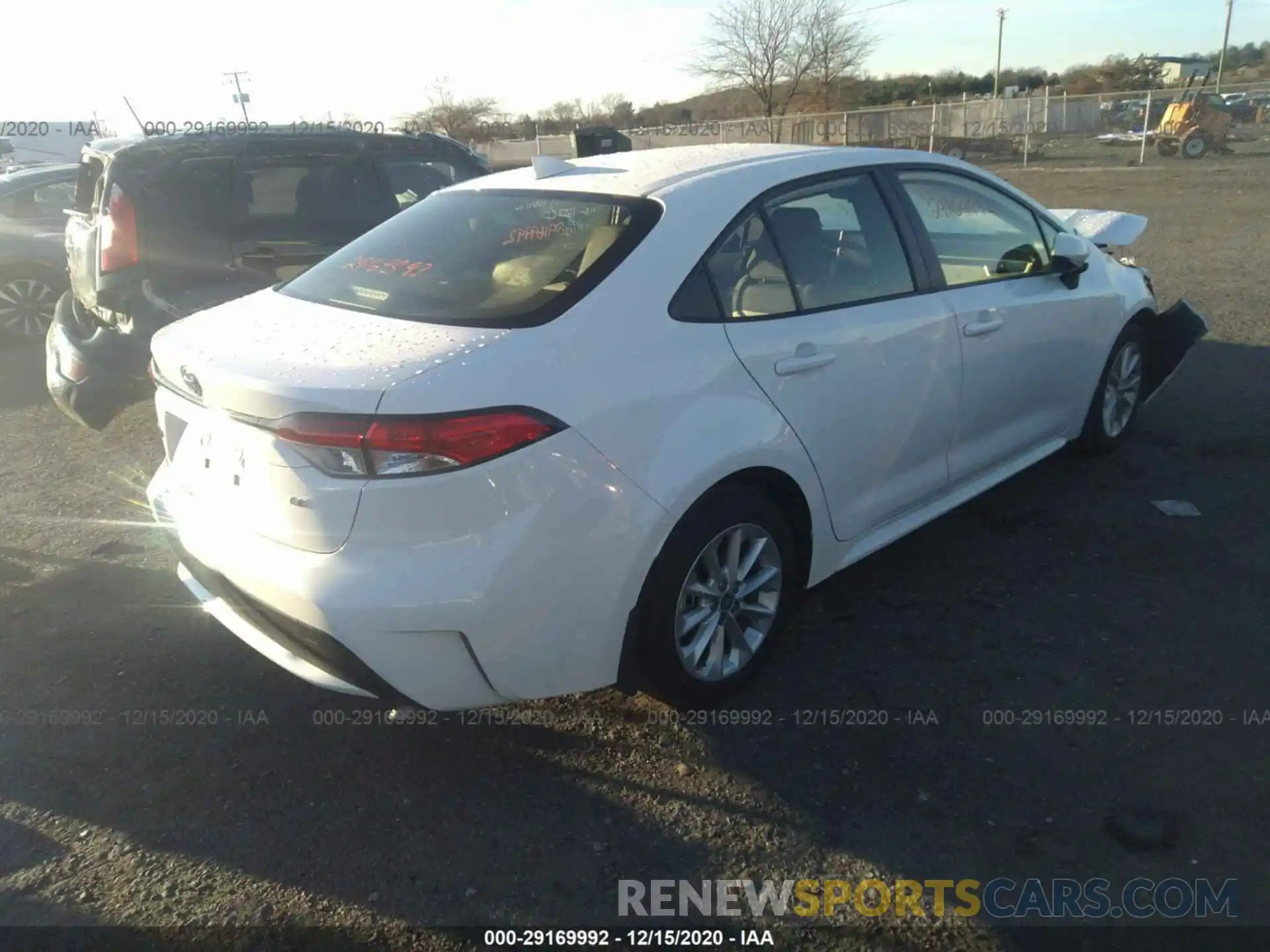 4 Photograph of a damaged car JTDHPRAEXLJ038508 TOYOTA COROLLA 2020