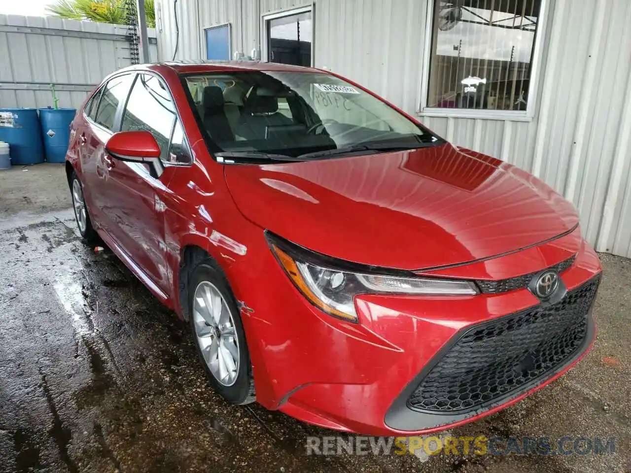 1 Photograph of a damaged car JTDHPRAEXLJ038749 TOYOTA COROLLA 2020