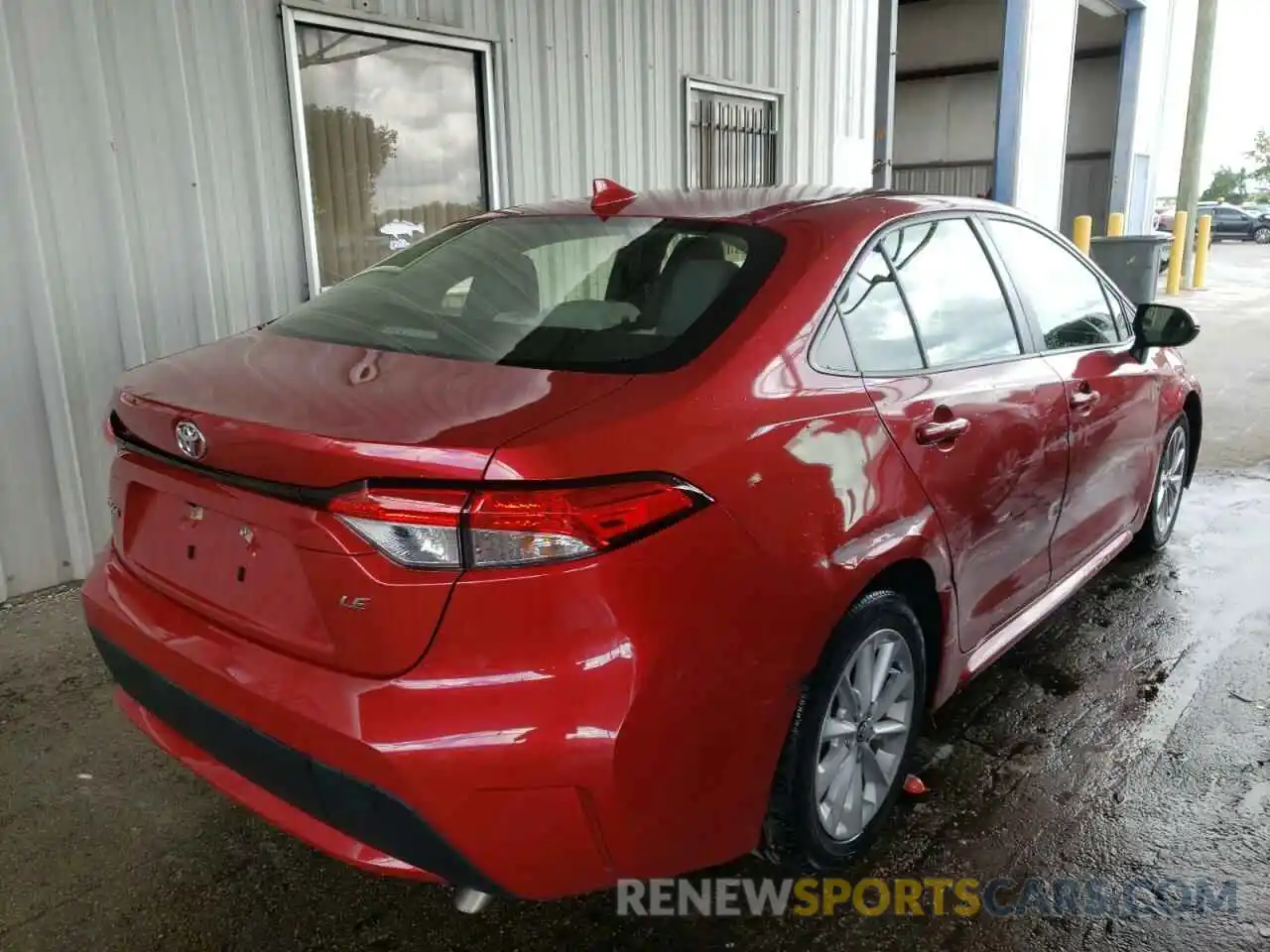 4 Photograph of a damaged car JTDHPRAEXLJ038749 TOYOTA COROLLA 2020