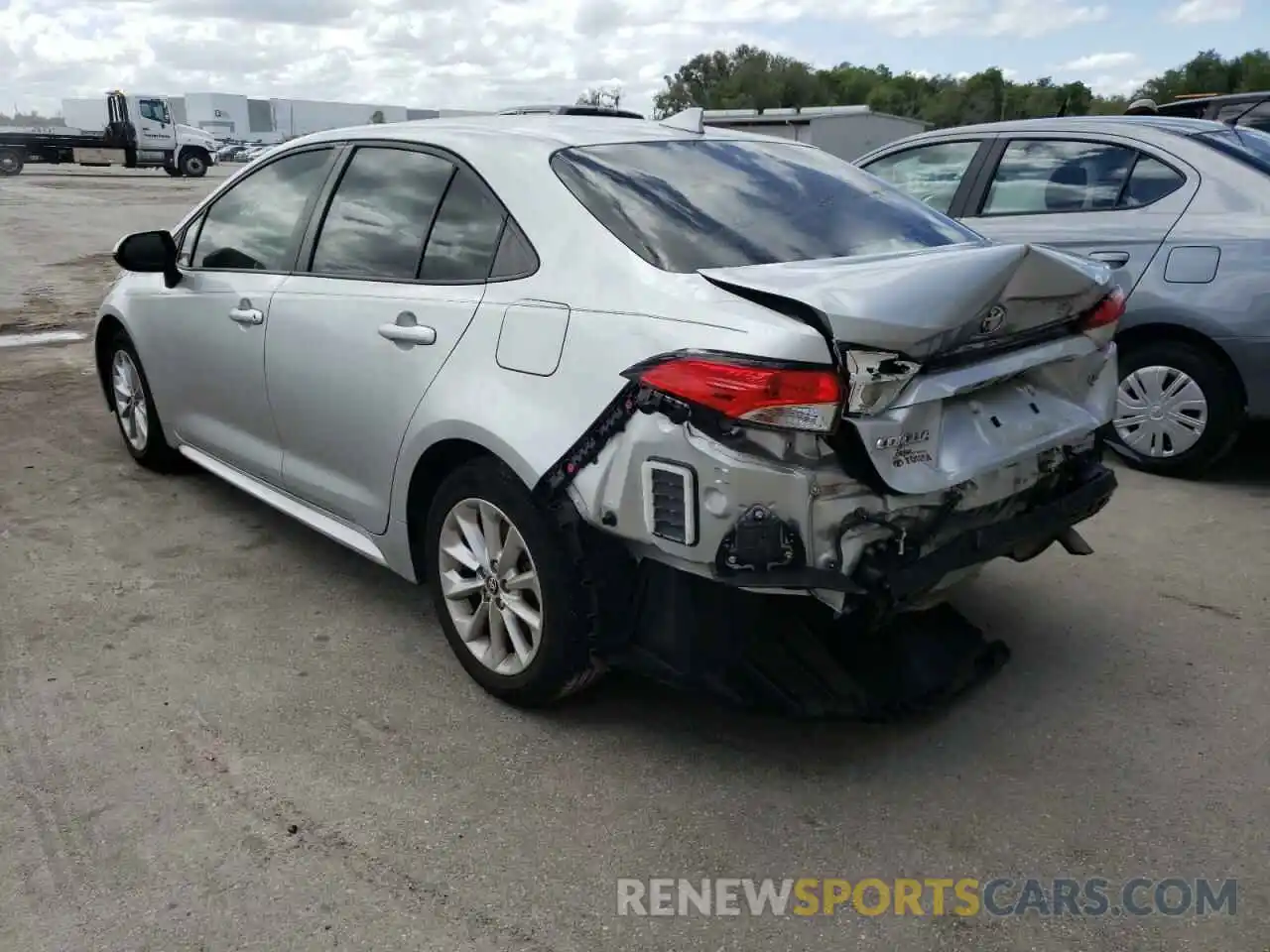 3 Photograph of a damaged car JTDHPRAEXLJ044616 TOYOTA COROLLA 2020