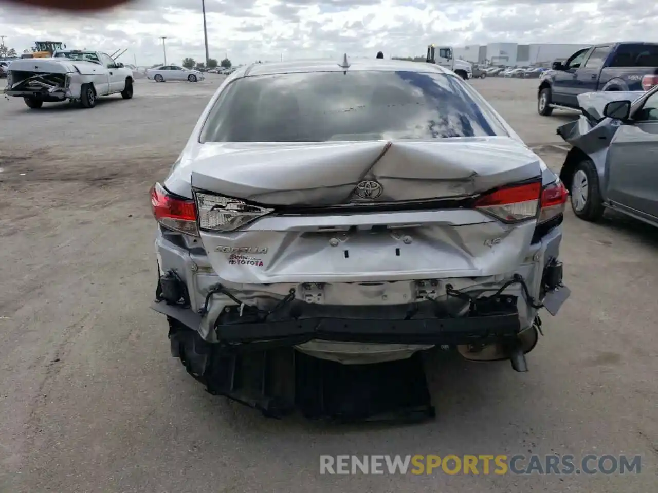 9 Photograph of a damaged car JTDHPRAEXLJ044616 TOYOTA COROLLA 2020