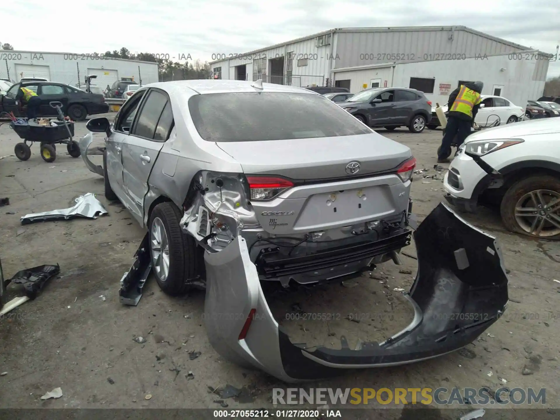 3 Photograph of a damaged car JTDHPRAEXLJ058810 TOYOTA COROLLA 2020