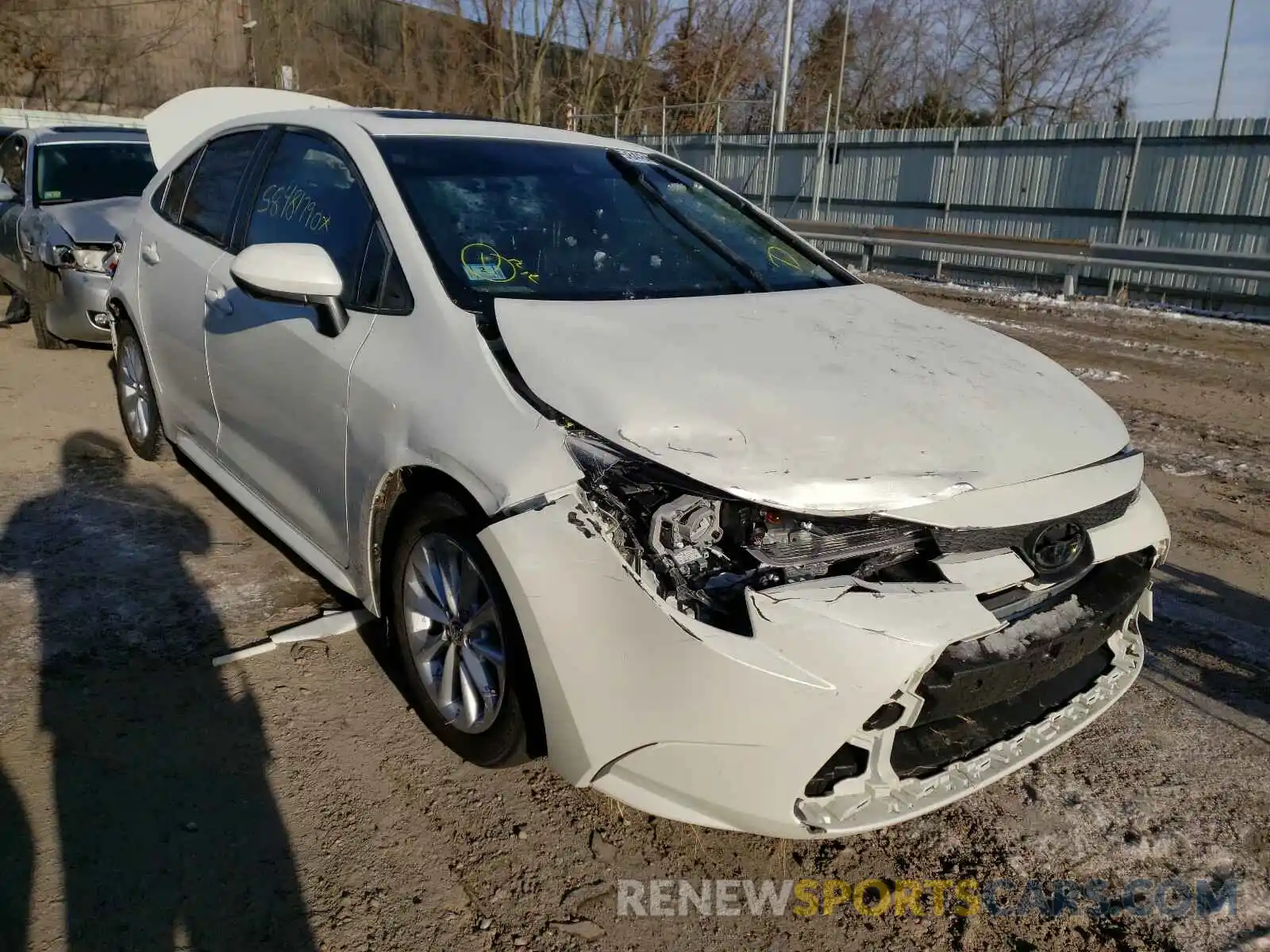 1 Photograph of a damaged car JTDHPRAEXLJ062839 TOYOTA COROLLA 2020