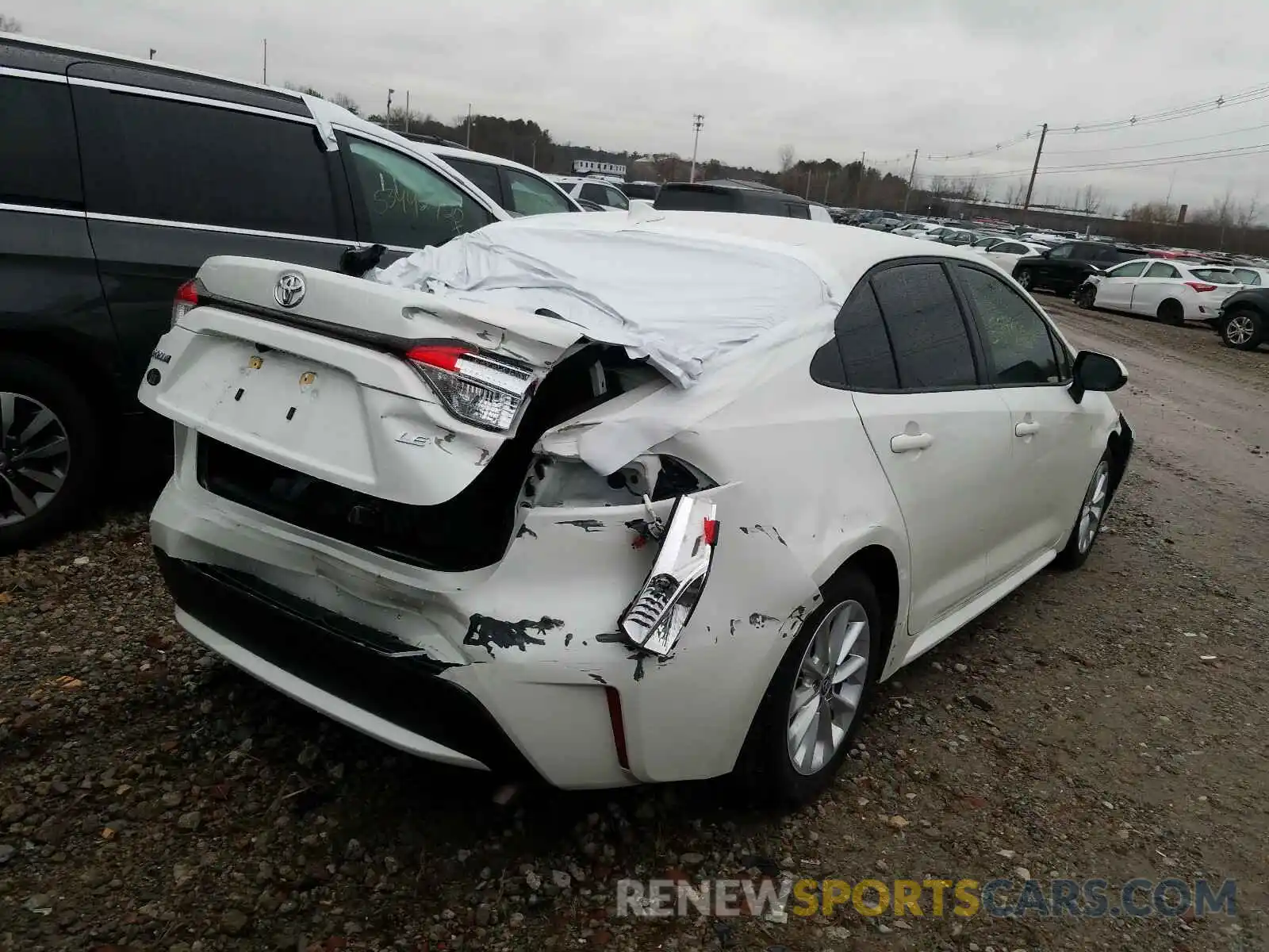 4 Photograph of a damaged car JTDHPRAEXLJ062839 TOYOTA COROLLA 2020
