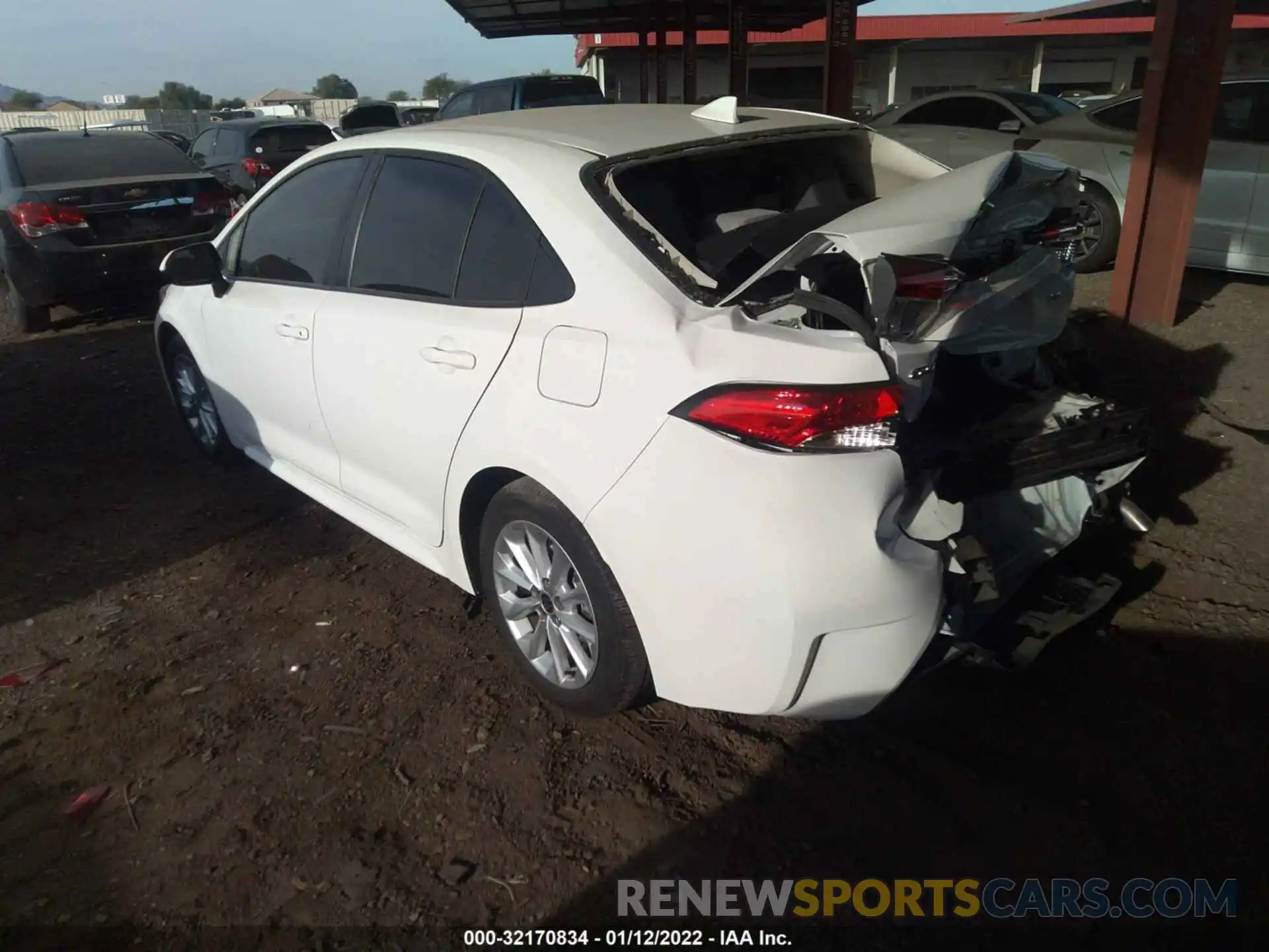 3 Photograph of a damaged car JTDHPRAEXLJ066549 TOYOTA COROLLA 2020