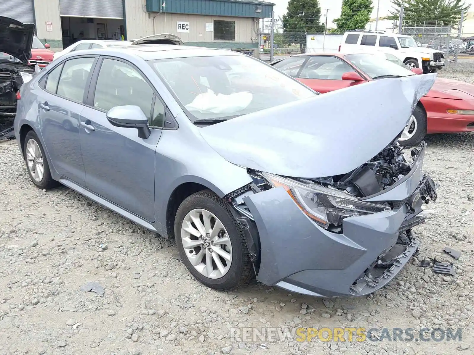 1 Photograph of a damaged car JTDHPRAEXLJ068110 TOYOTA COROLLA 2020