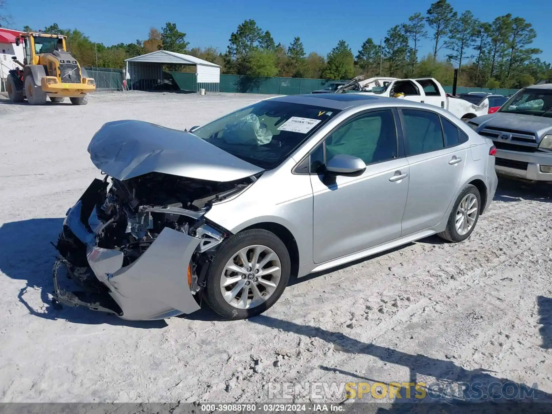 2 Photograph of a damaged car JTDHPRAEXLJ069306 TOYOTA COROLLA 2020