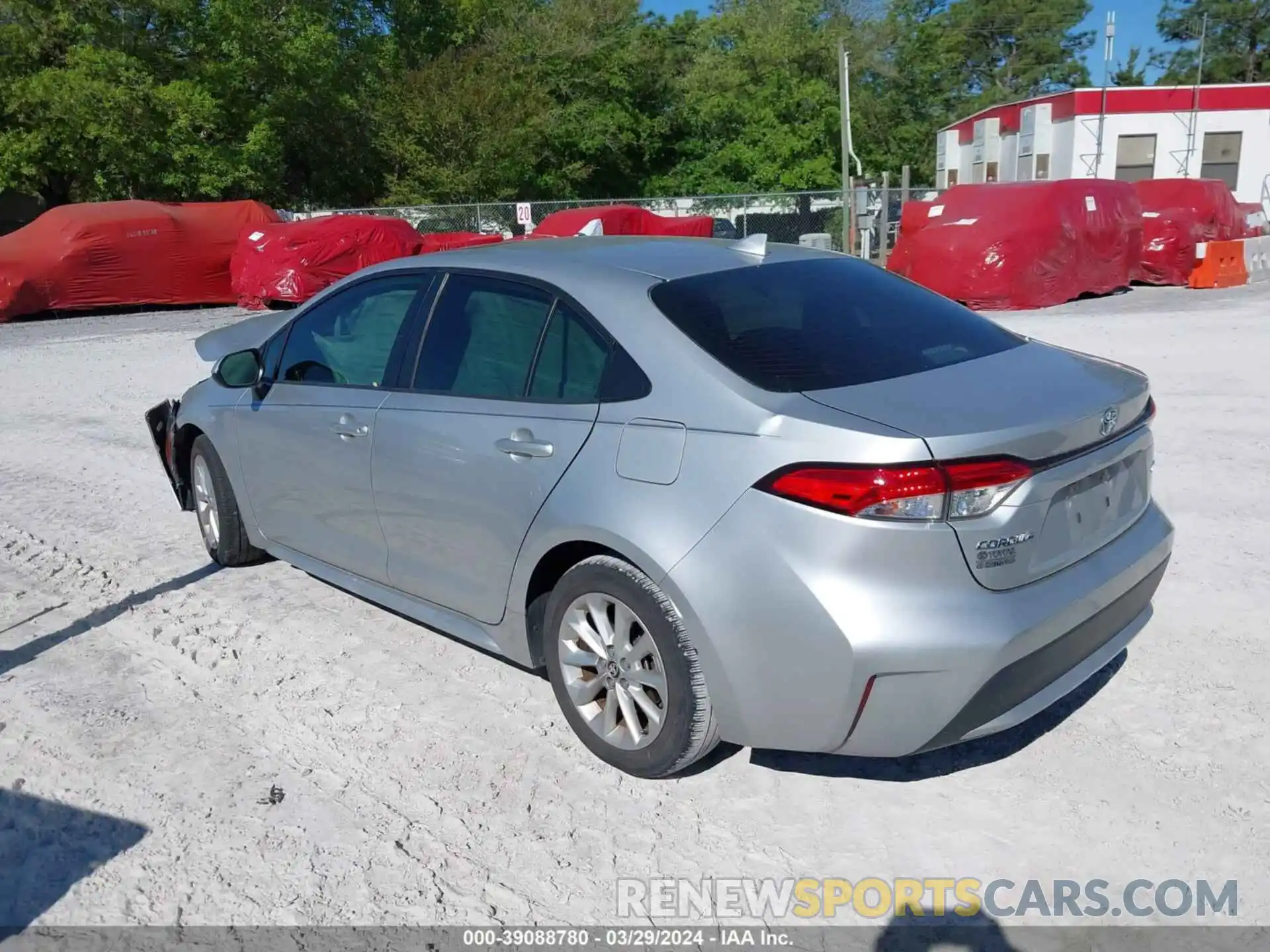 3 Photograph of a damaged car JTDHPRAEXLJ069306 TOYOTA COROLLA 2020