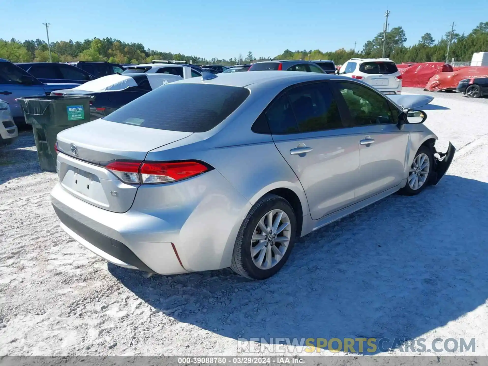 4 Photograph of a damaged car JTDHPRAEXLJ069306 TOYOTA COROLLA 2020