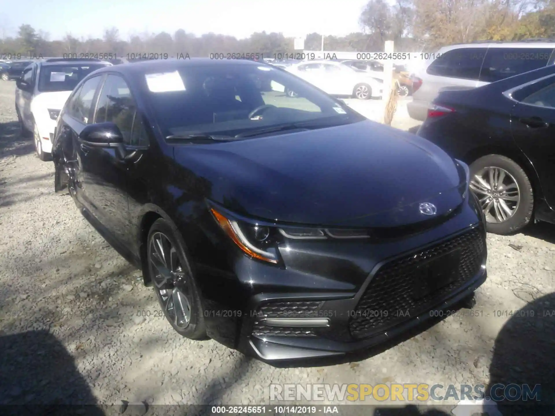 1 Photograph of a damaged car JTDM4RCE0LJ001004 TOYOTA COROLLA 2020