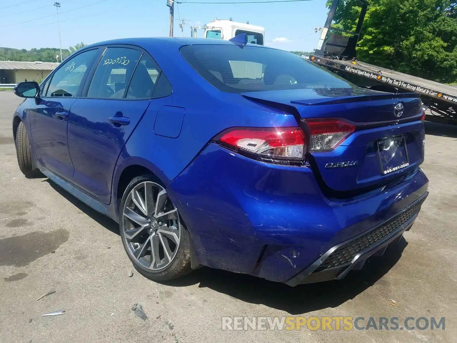 3 Photograph of a damaged car JTDM4RCE0LJ014707 TOYOTA COROLLA 2020