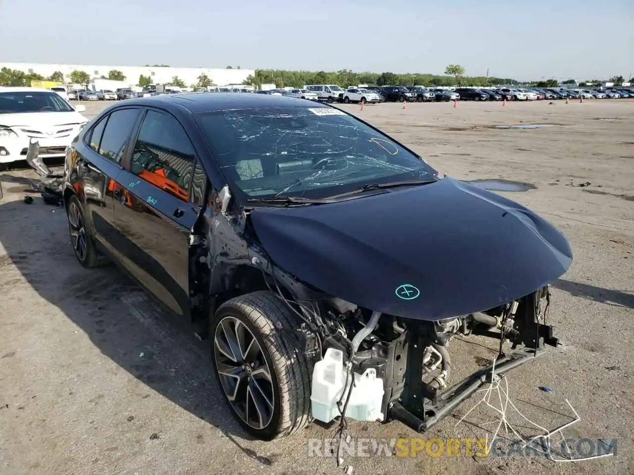 1 Photograph of a damaged car JTDM4RCE1LJ018183 TOYOTA COROLLA 2020