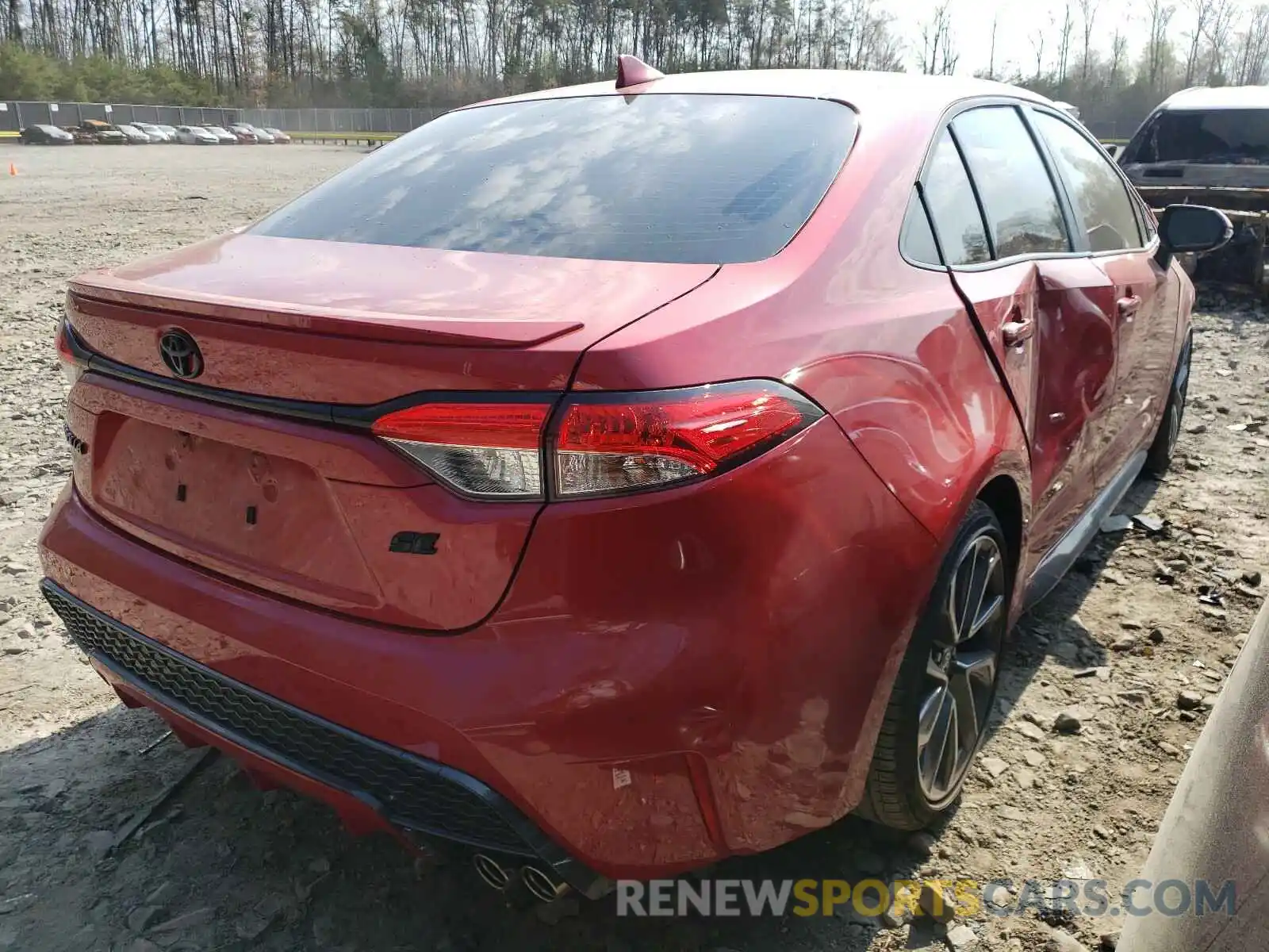 4 Photograph of a damaged car JTDM4RCE1LJ042192 TOYOTA COROLLA 2020