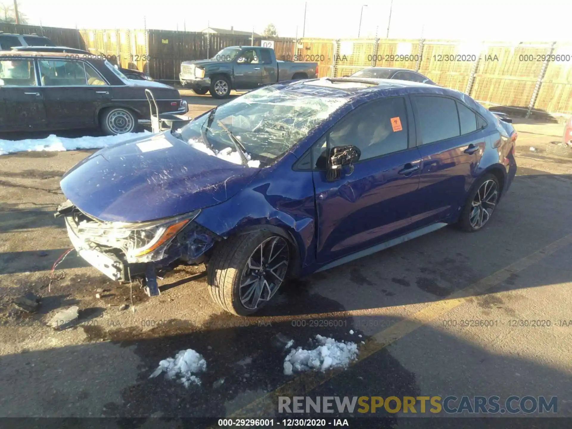 2 Photograph of a damaged car JTDM4RCE2LJ001313 TOYOTA COROLLA 2020