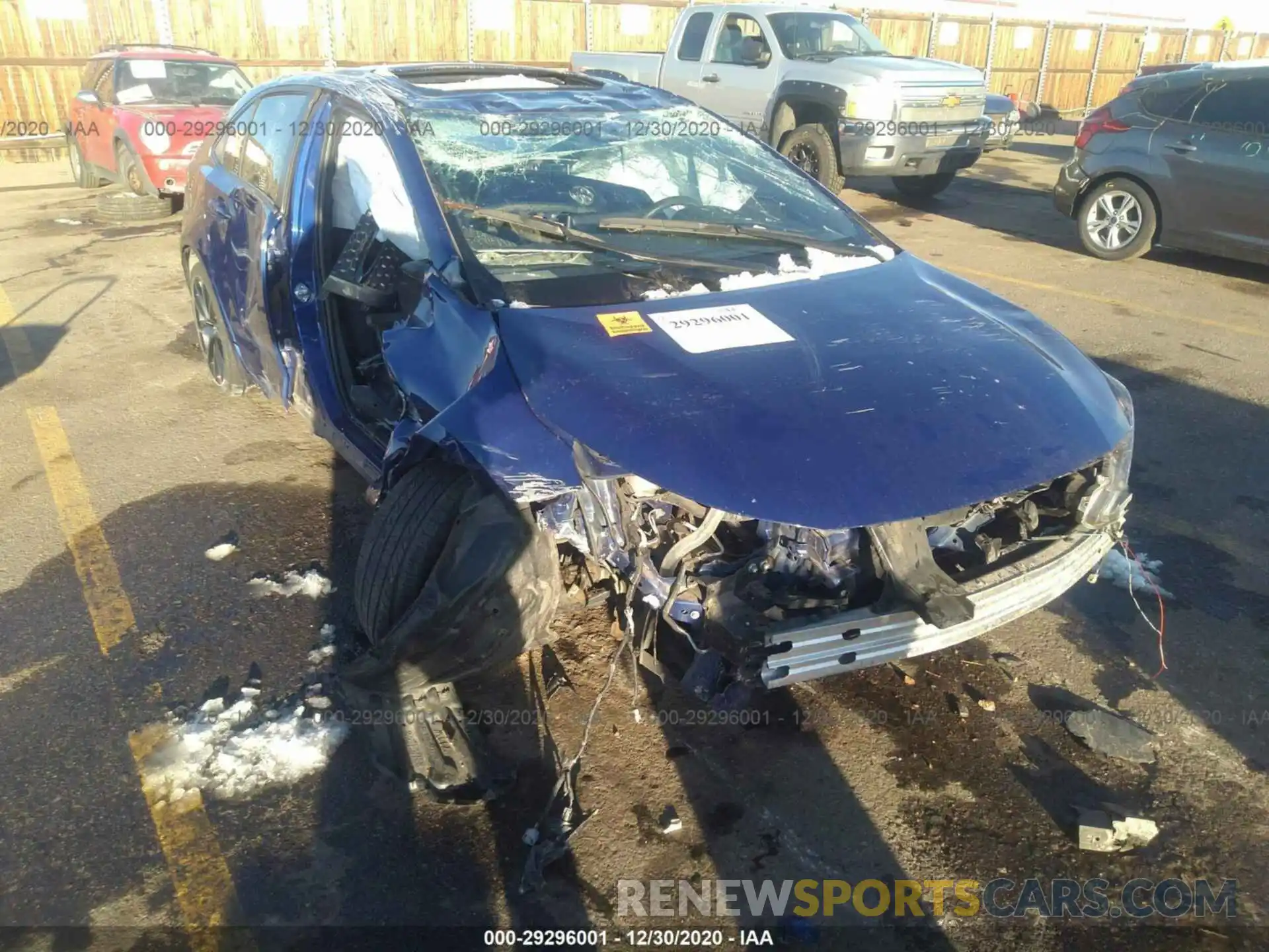 6 Photograph of a damaged car JTDM4RCE2LJ001313 TOYOTA COROLLA 2020