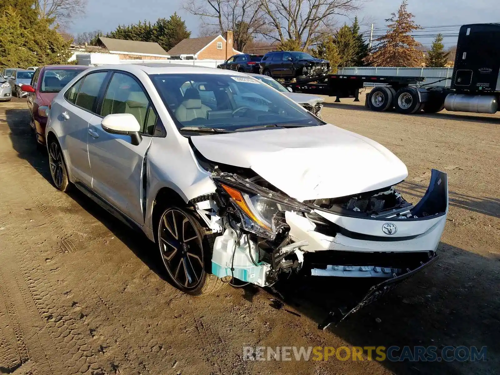 1 Photograph of a damaged car JTDM4RCE2LJ038877 TOYOTA COROLLA 2020