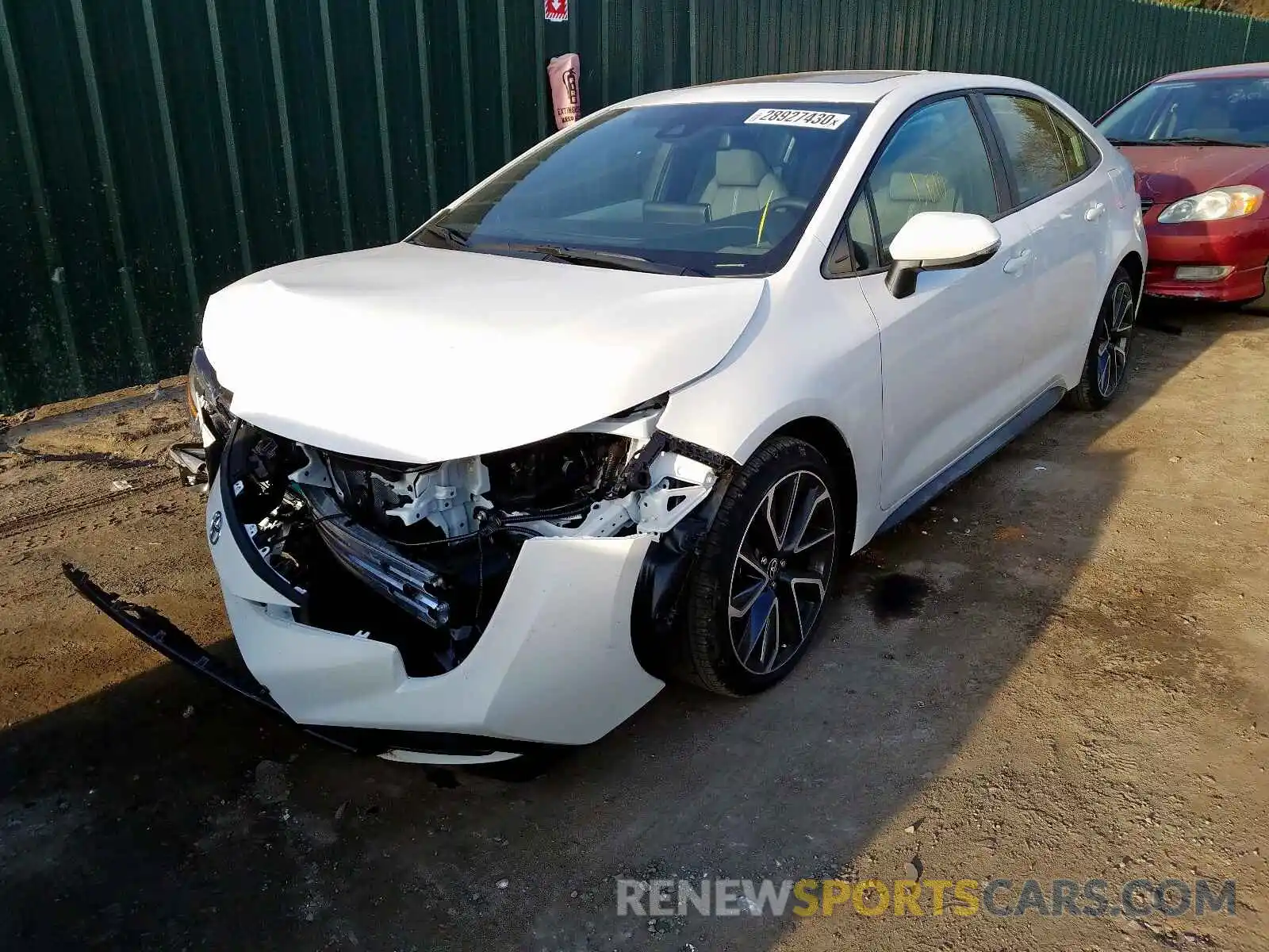 2 Photograph of a damaged car JTDM4RCE2LJ038877 TOYOTA COROLLA 2020