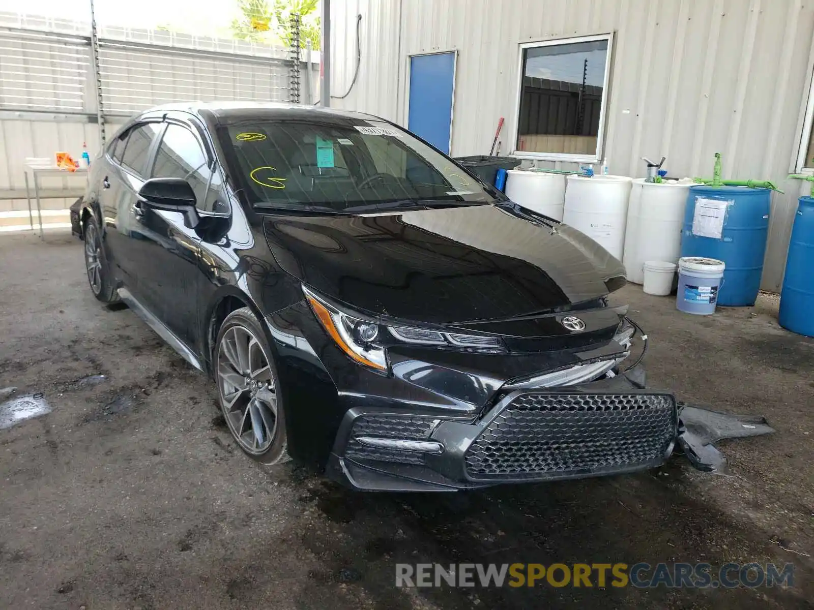 1 Photograph of a damaged car JTDM4RCE2LJ050575 TOYOTA COROLLA 2020