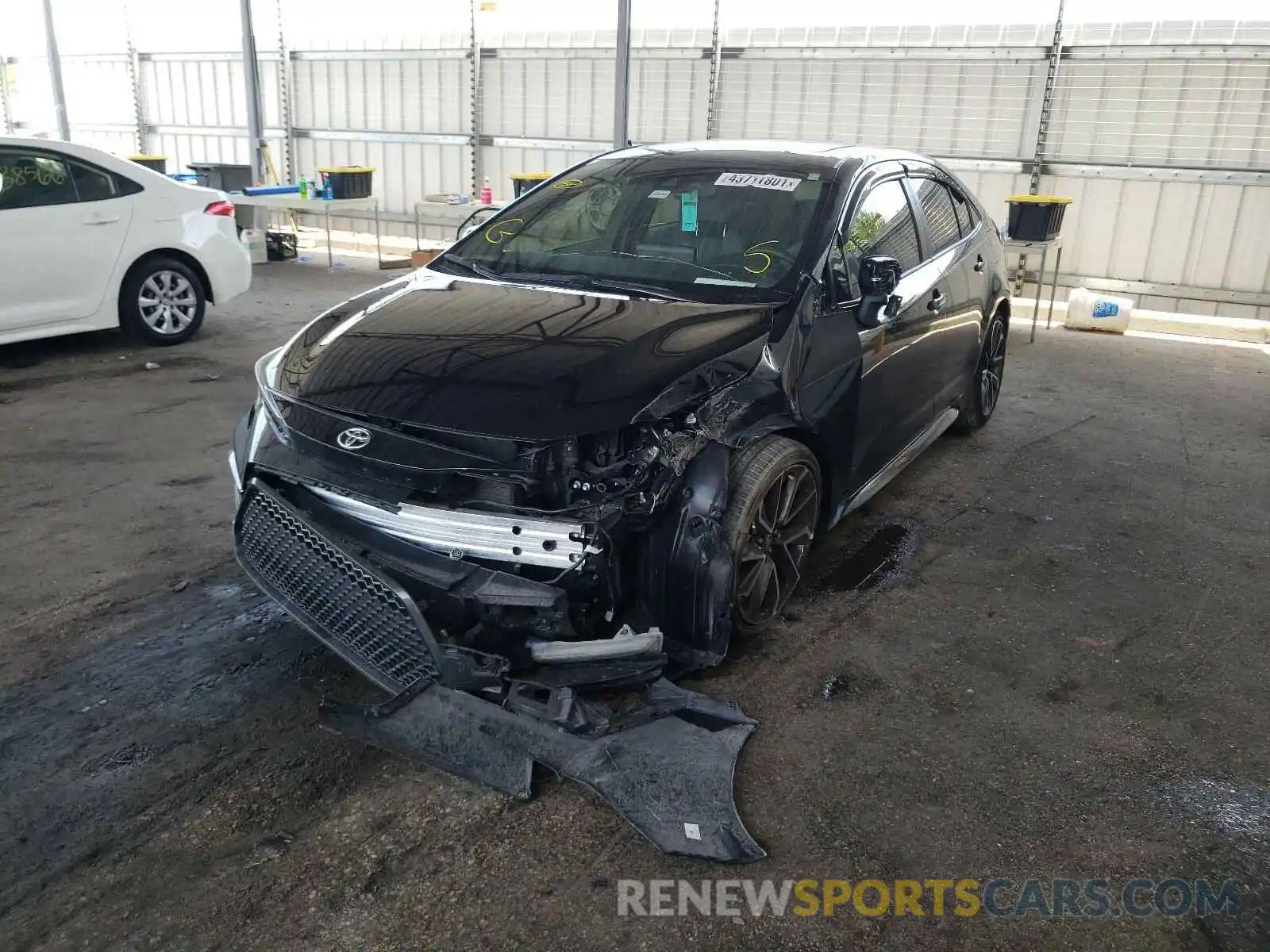 2 Photograph of a damaged car JTDM4RCE2LJ050575 TOYOTA COROLLA 2020