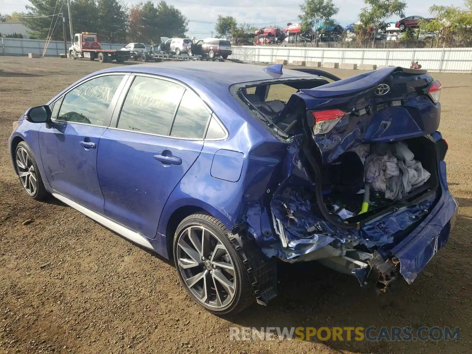 3 Photograph of a damaged car JTDM4RCE3LJ003801 TOYOTA COROLLA 2020