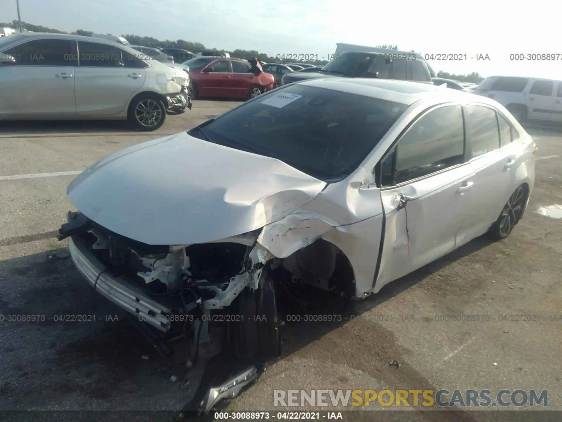 6 Photograph of a damaged car JTDM4RCE3LJ026575 TOYOTA COROLLA 2020