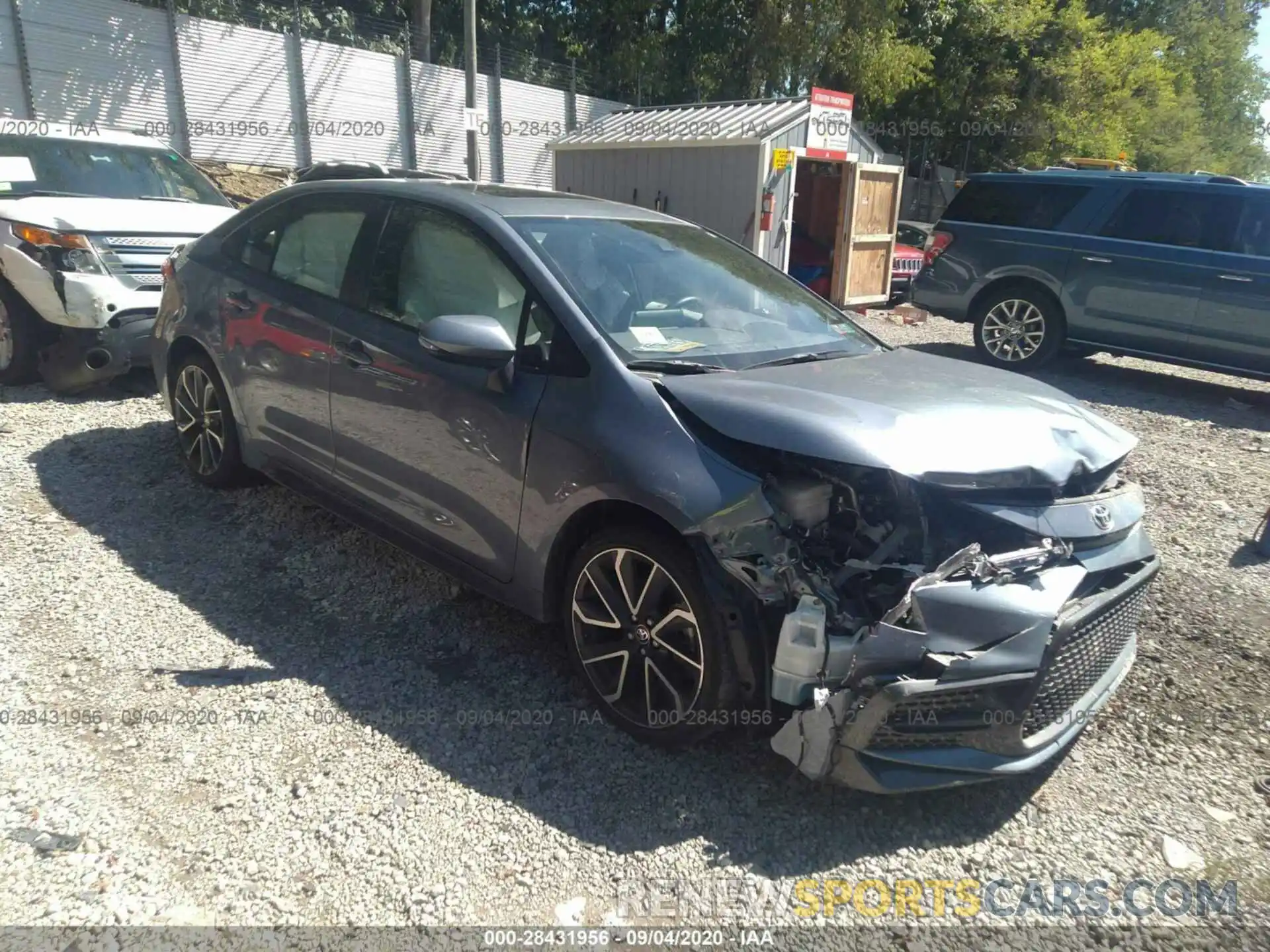 1 Photograph of a damaged car JTDM4RCE3LJ028469 TOYOTA COROLLA 2020