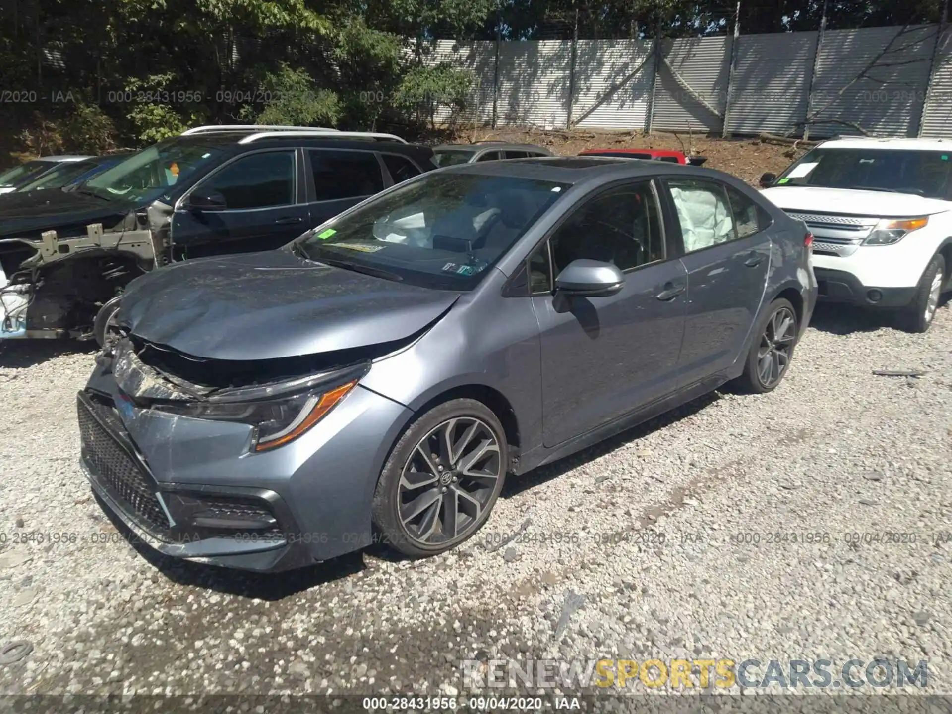 2 Photograph of a damaged car JTDM4RCE3LJ028469 TOYOTA COROLLA 2020