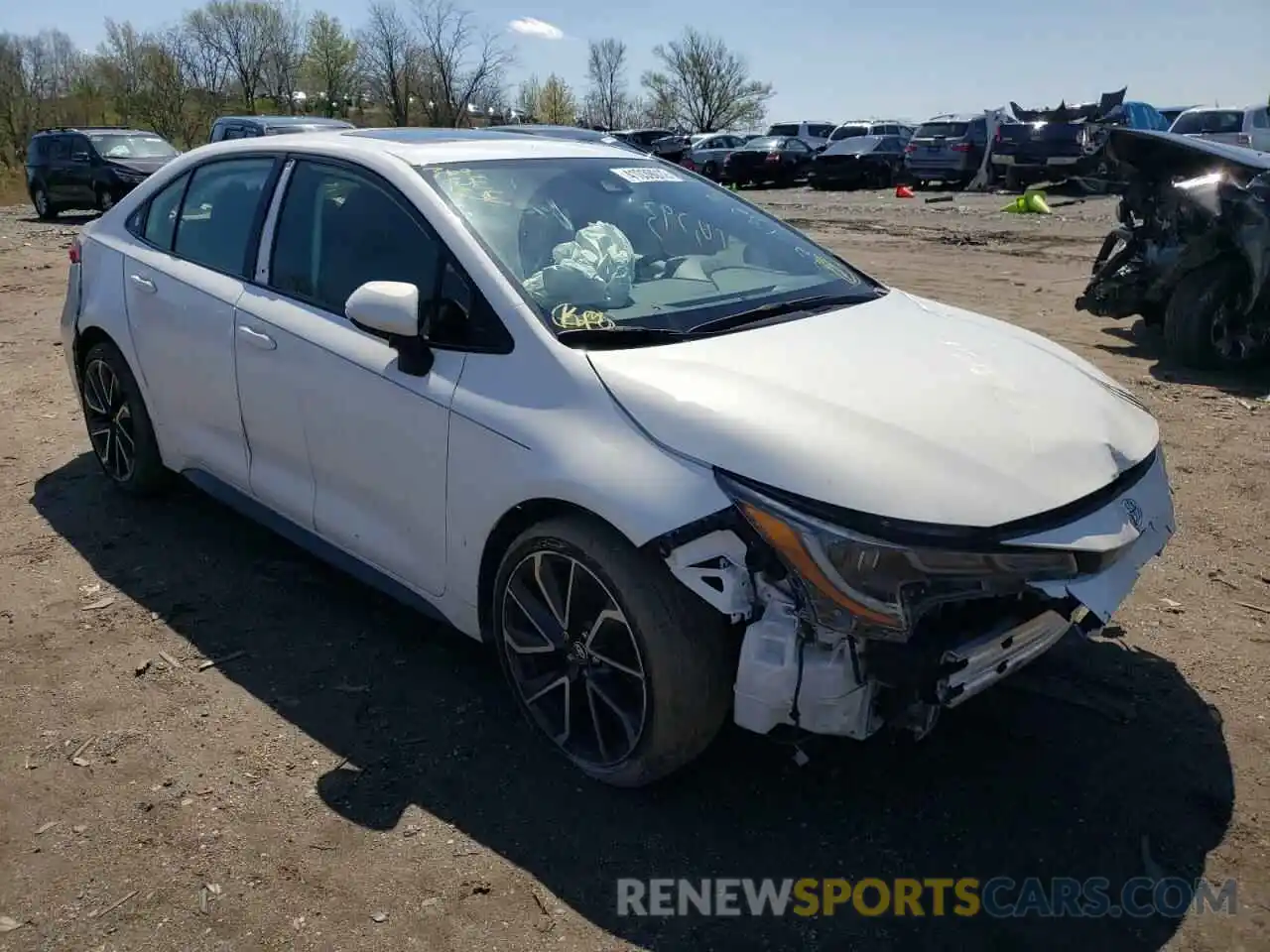 1 Photograph of a damaged car JTDM4RCE4LJ003578 TOYOTA COROLLA 2020