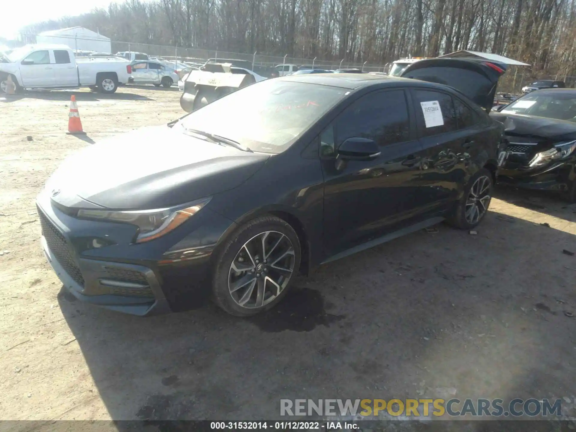 2 Photograph of a damaged car JTDM4RCE4LJ007856 TOYOTA COROLLA 2020