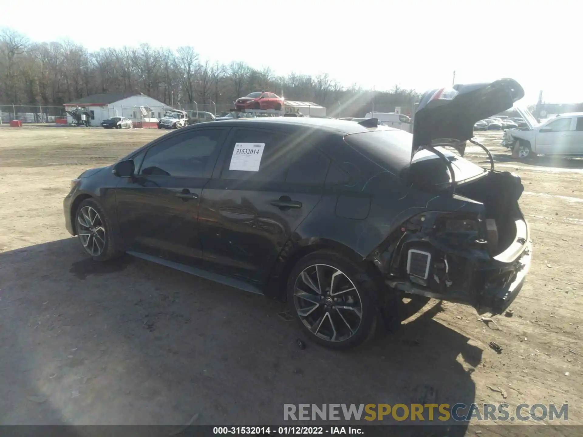 3 Photograph of a damaged car JTDM4RCE4LJ007856 TOYOTA COROLLA 2020