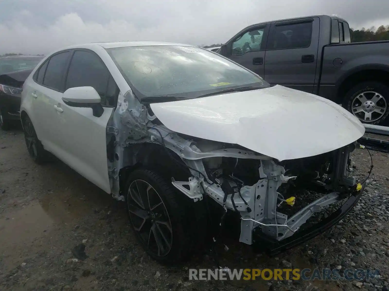 1 Photograph of a damaged car JTDM4RCE4LJ035138 TOYOTA COROLLA 2020