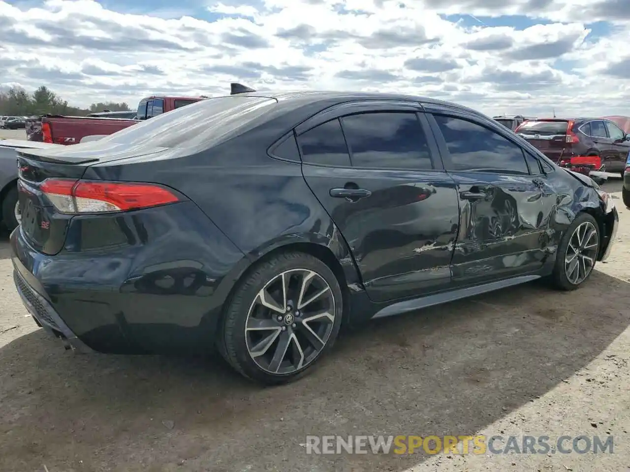 3 Photograph of a damaged car JTDM4RCE4LJ037150 TOYOTA COROLLA 2020