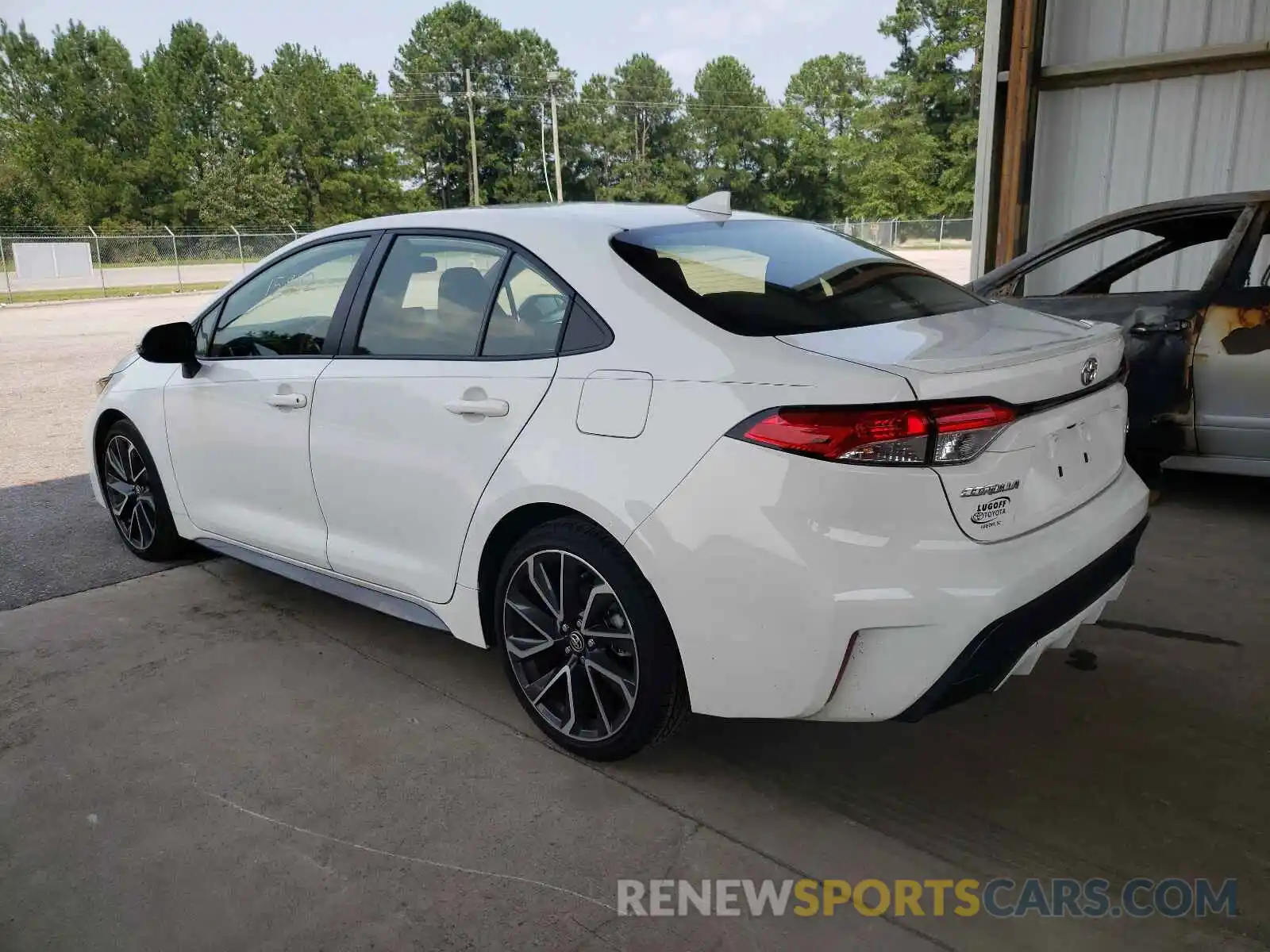 3 Photograph of a damaged car JTDM4RCE4LJ040887 TOYOTA COROLLA 2020