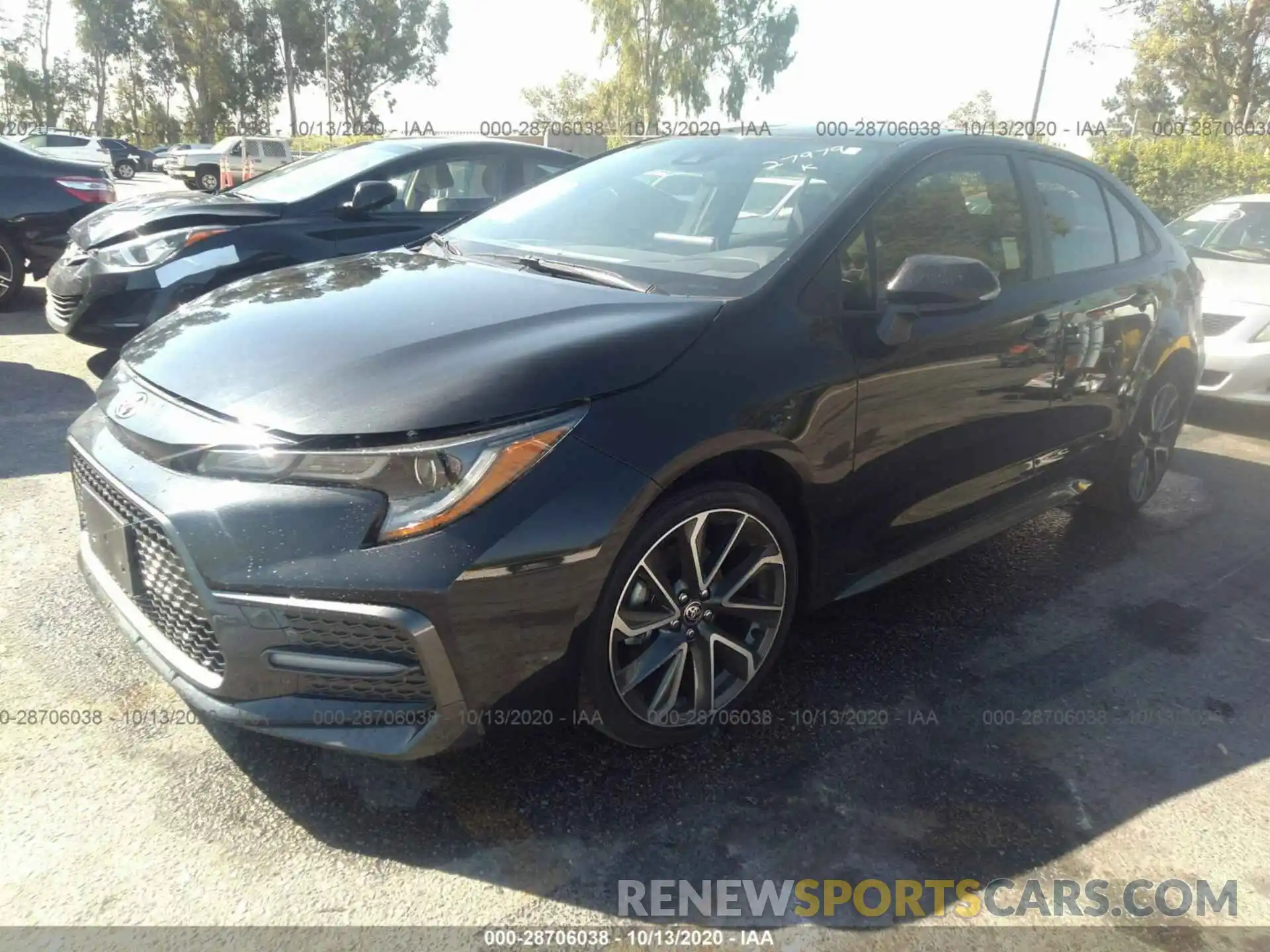 2 Photograph of a damaged car JTDM4RCE4LJ047113 TOYOTA COROLLA 2020