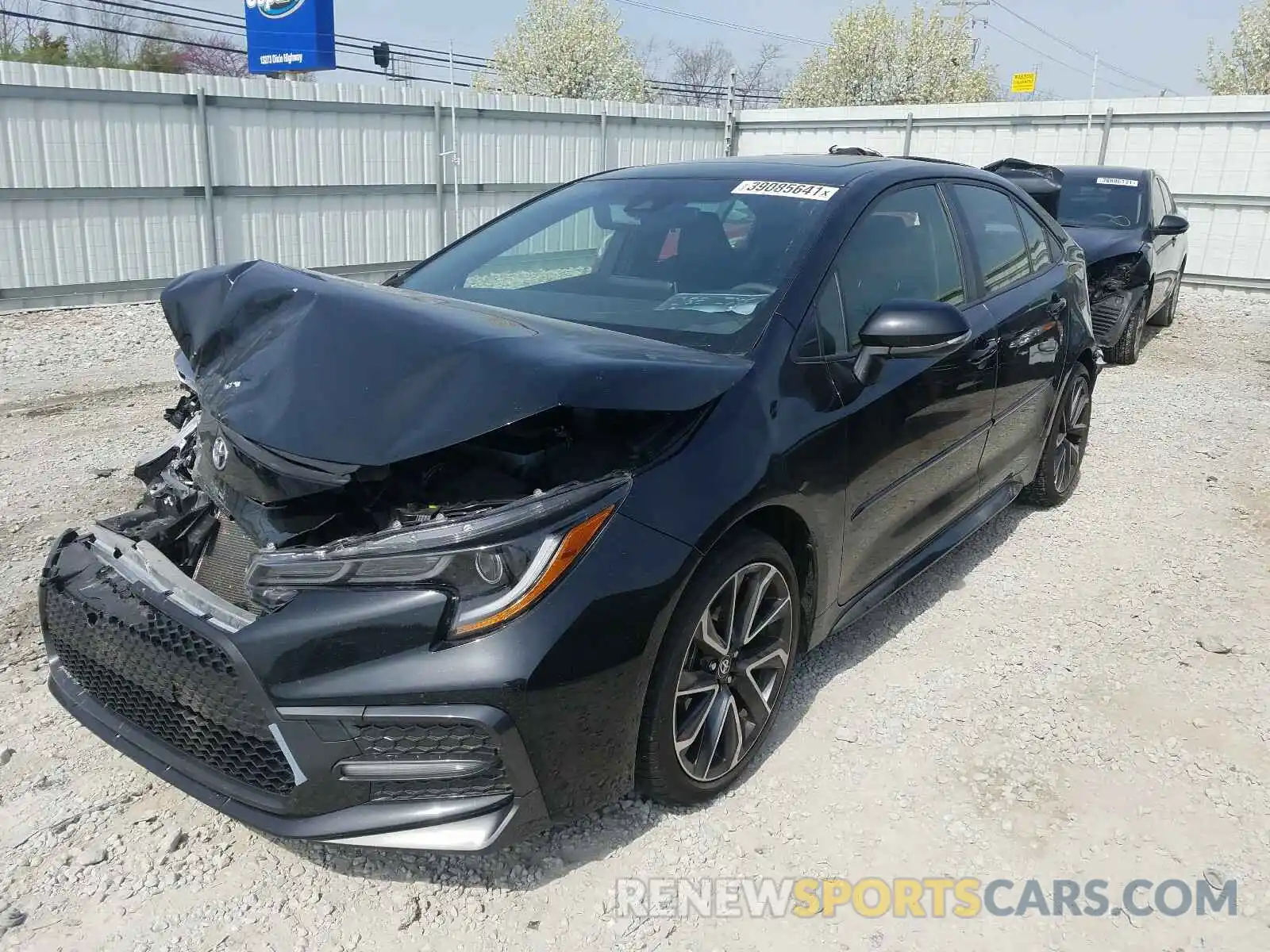 2 Photograph of a damaged car JTDM4RCE5LJ014301 TOYOTA COROLLA 2020