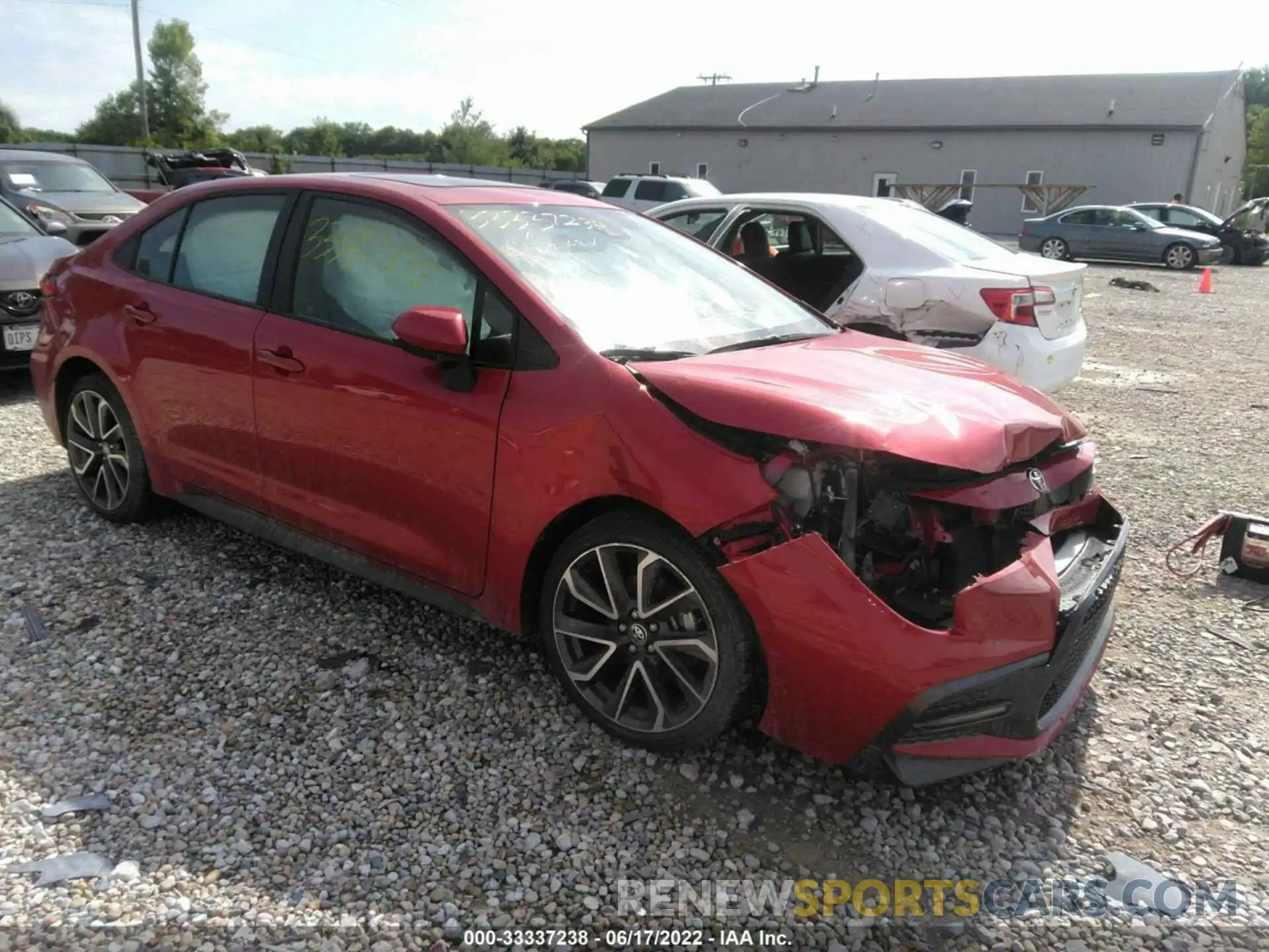 1 Photograph of a damaged car JTDM4RCE5LJ015156 TOYOTA COROLLA 2020