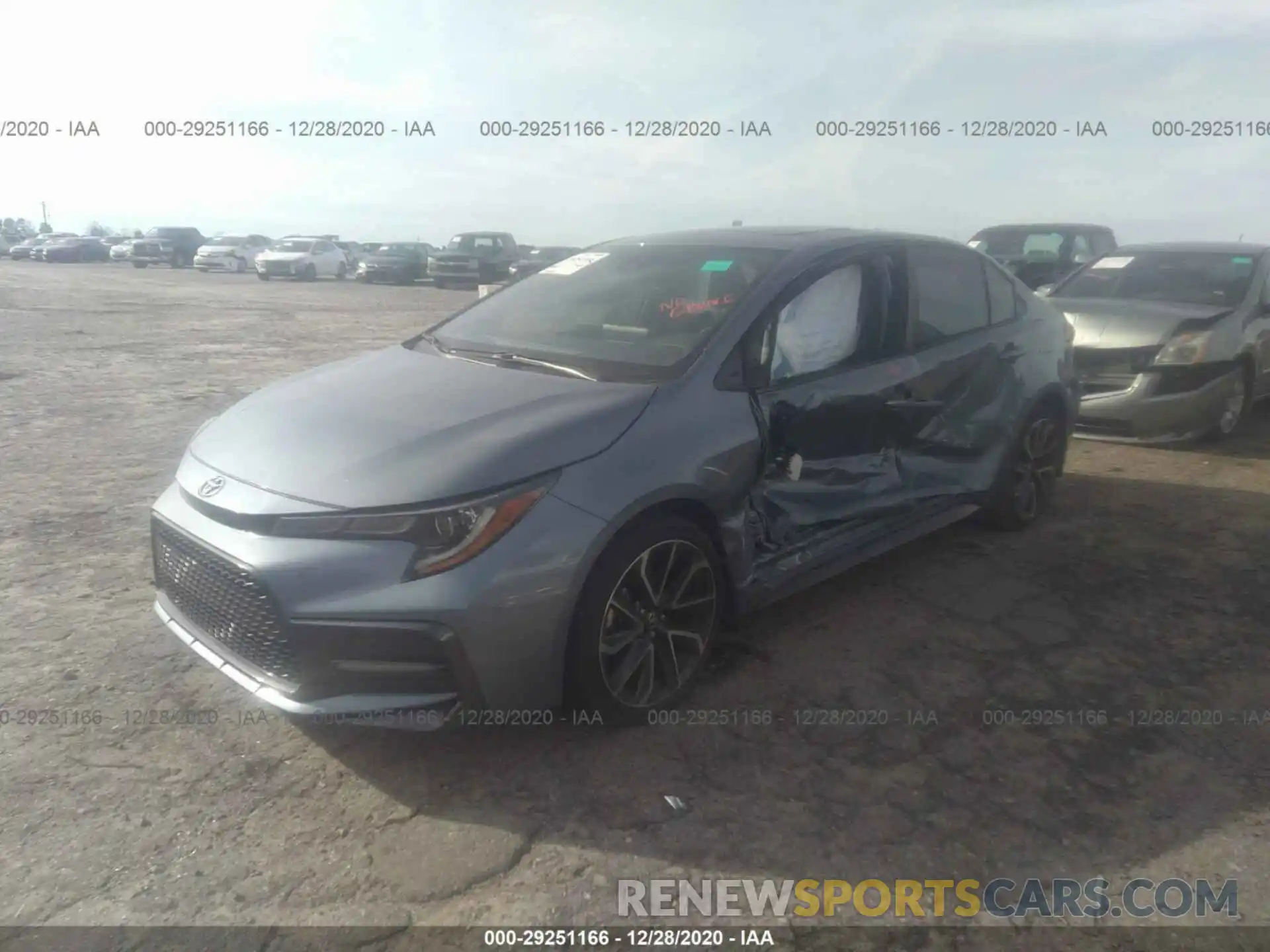 2 Photograph of a damaged car JTDM4RCE5LJ018509 TOYOTA COROLLA 2020