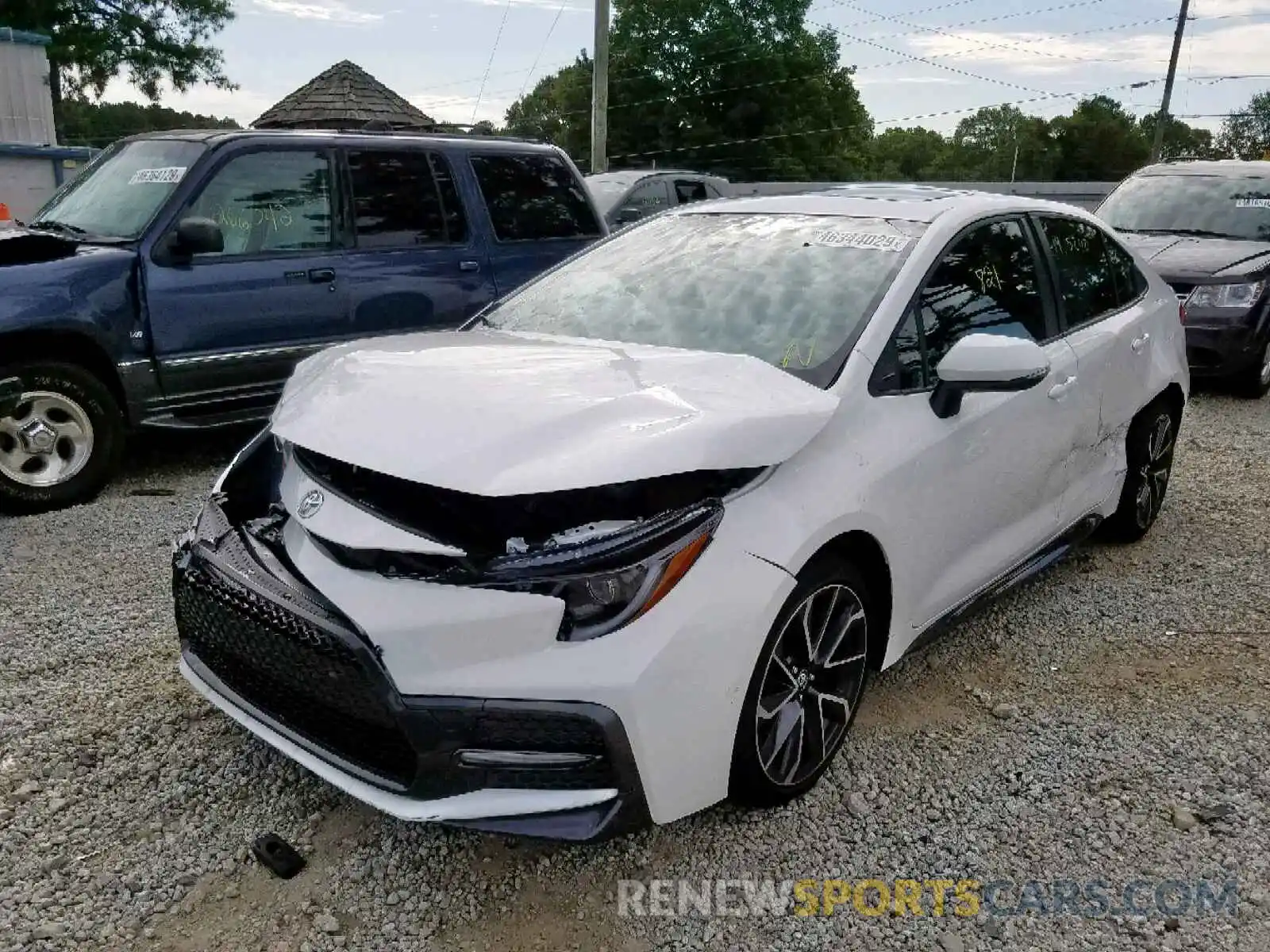 2 Photograph of a damaged car JTDM4RCE5LJ030689 TOYOTA COROLLA 2020