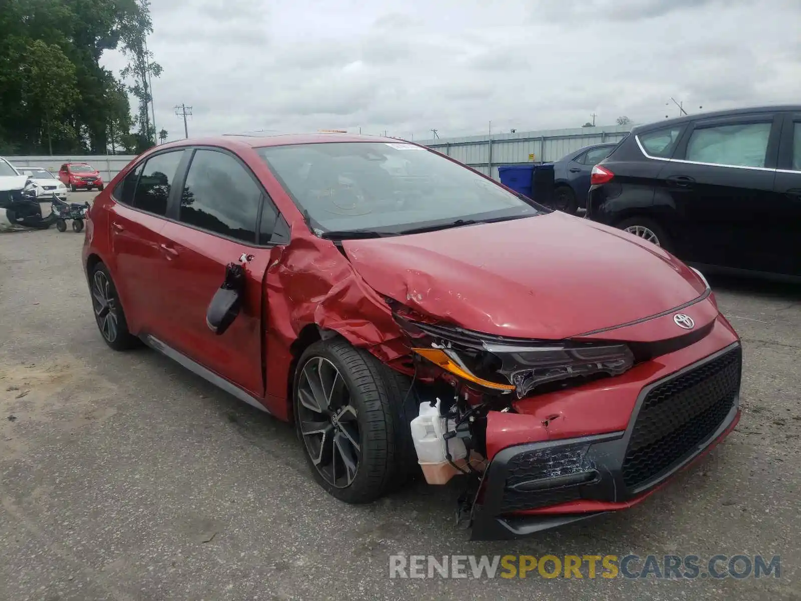 1 Photograph of a damaged car JTDM4RCE5LJ035777 TOYOTA COROLLA 2020