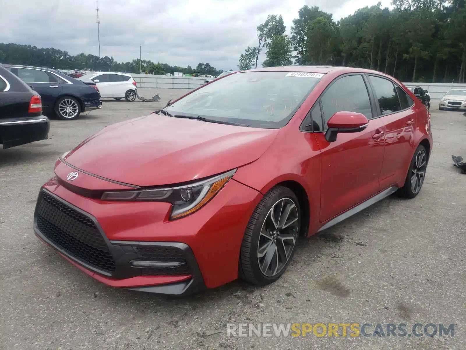 2 Photograph of a damaged car JTDM4RCE5LJ035777 TOYOTA COROLLA 2020