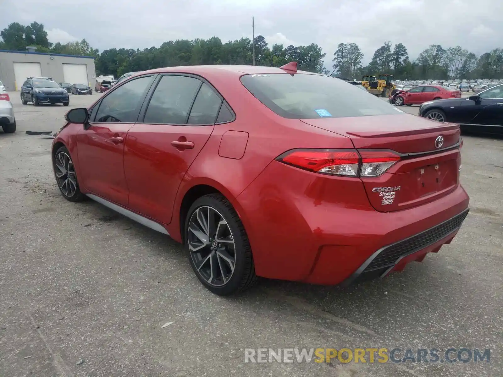 3 Photograph of a damaged car JTDM4RCE5LJ035777 TOYOTA COROLLA 2020