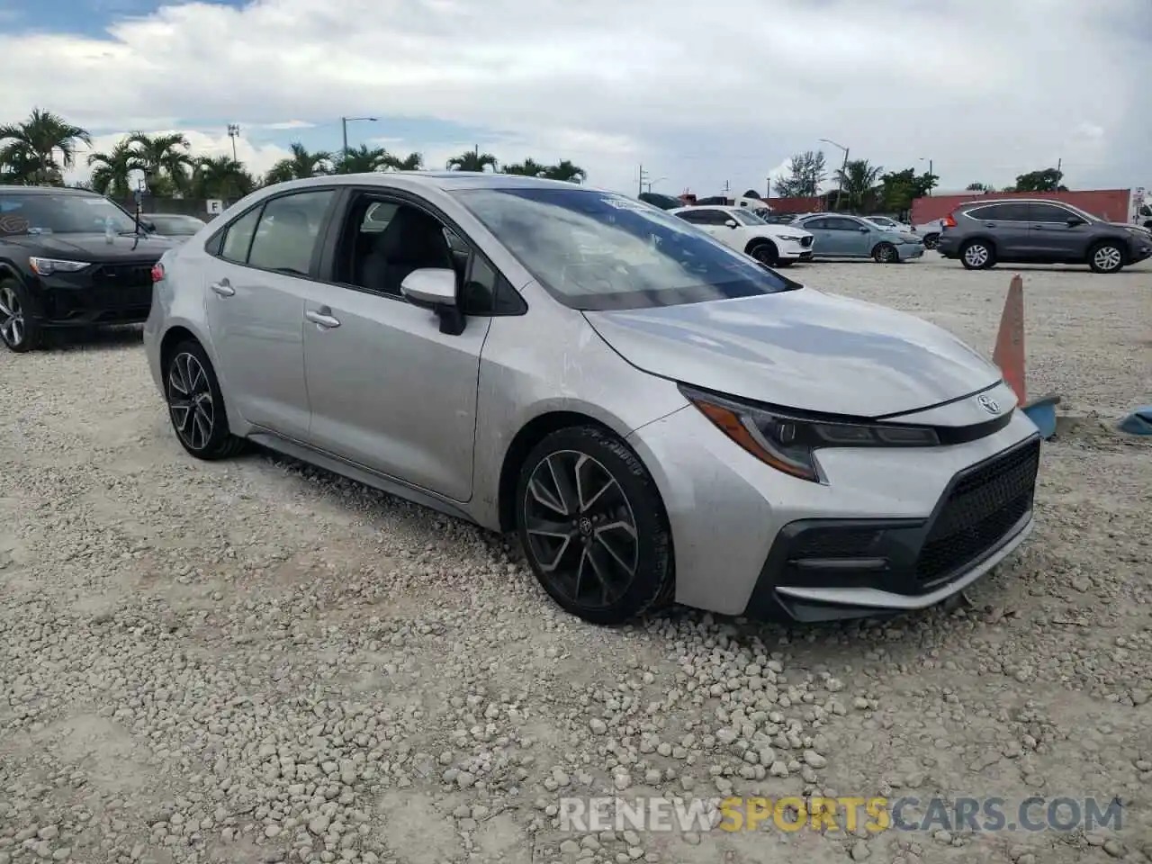 1 Photograph of a damaged car JTDM4RCE5LJ036850 TOYOTA COROLLA 2020