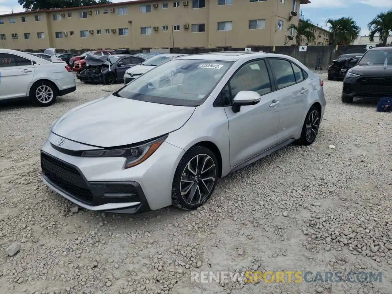 9 Photograph of a damaged car JTDM4RCE5LJ036850 TOYOTA COROLLA 2020