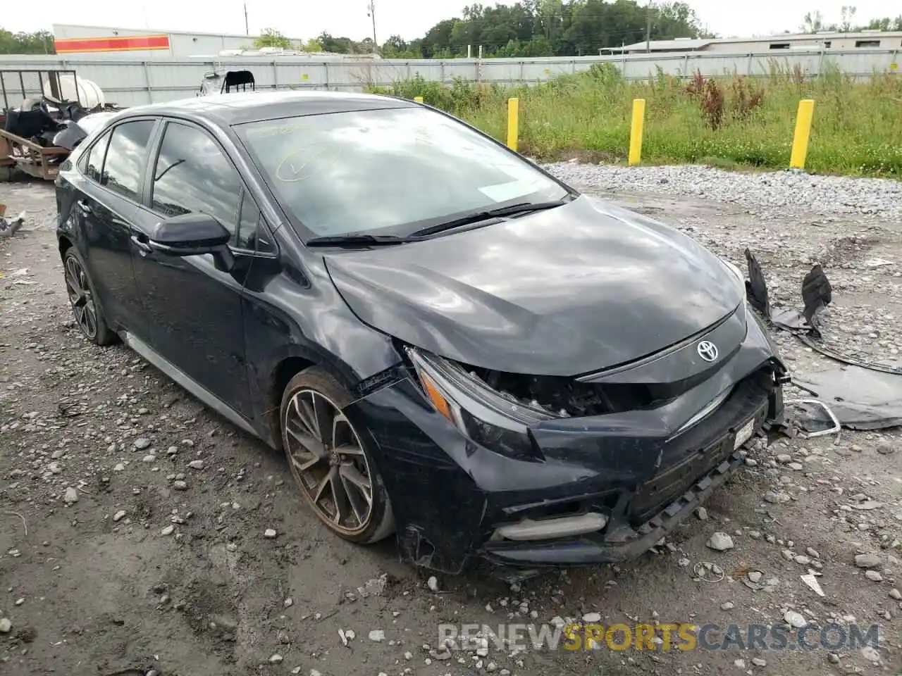 1 Photograph of a damaged car JTDM4RCE5LJ042888 TOYOTA COROLLA 2020